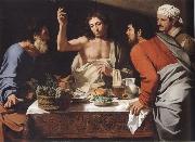 CAVAROZZI, Bartolomeo The meal in Emmaus painting